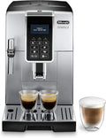 De'Longhi Dinamica ECAM 350.35.SB Kaffeevollautomat mit Milchschaumdüse und Direktwahltasten, Silber